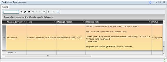 Background Tasks